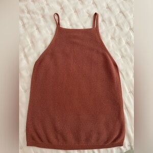 Prologue Knitted Square Neck Strappy Sleeveless Tank Sz. X-Small